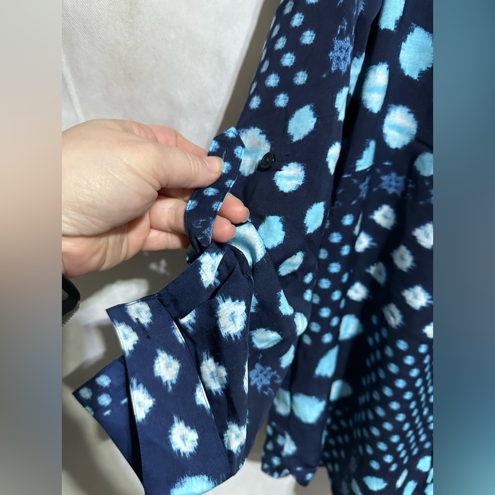 CHICO’S Women’s 1/M Patchwork Play Candy Button D… - image 6